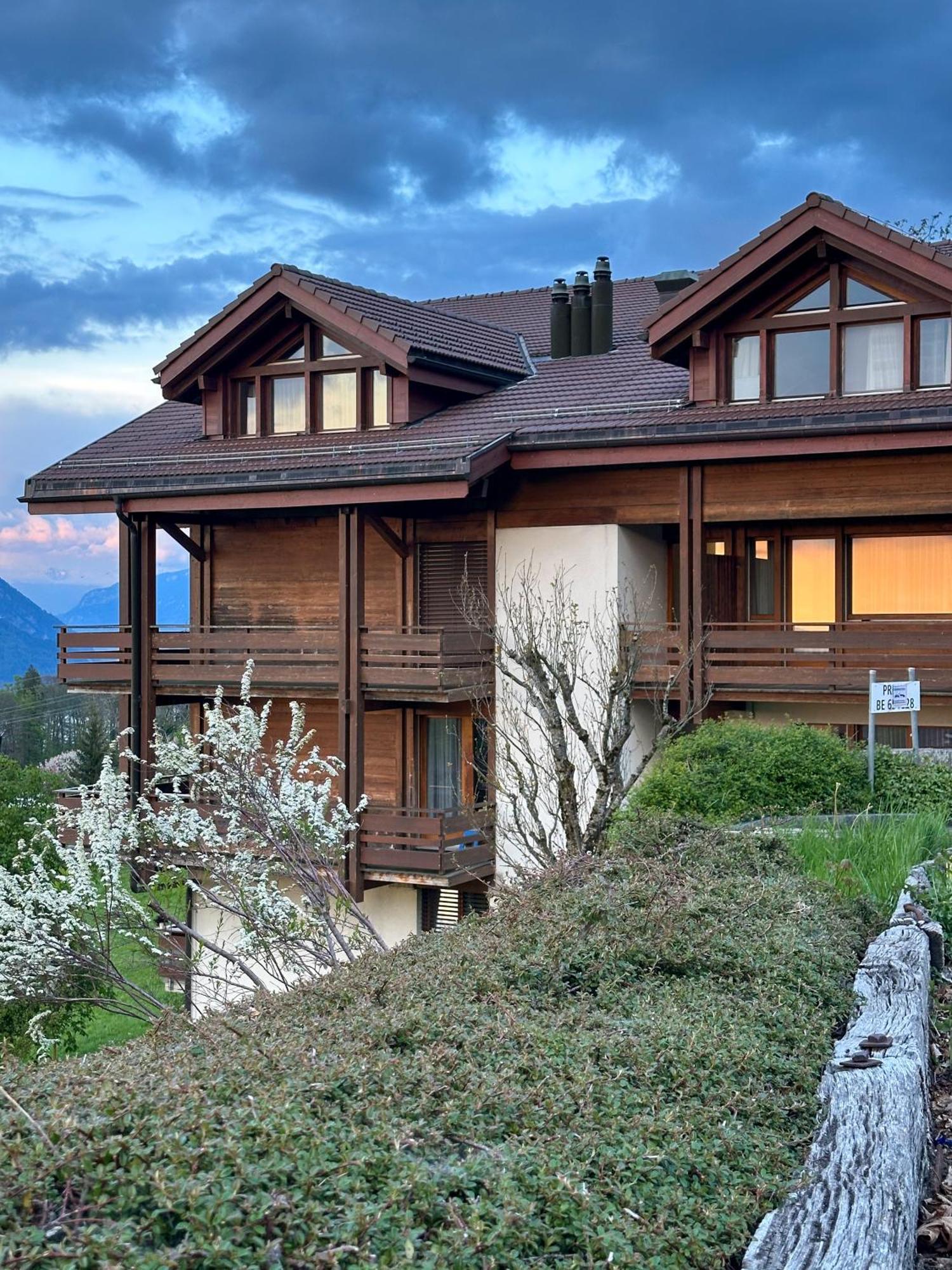 Hotel Aeschipark Aeschi Bei Spiez Exteriör bild
